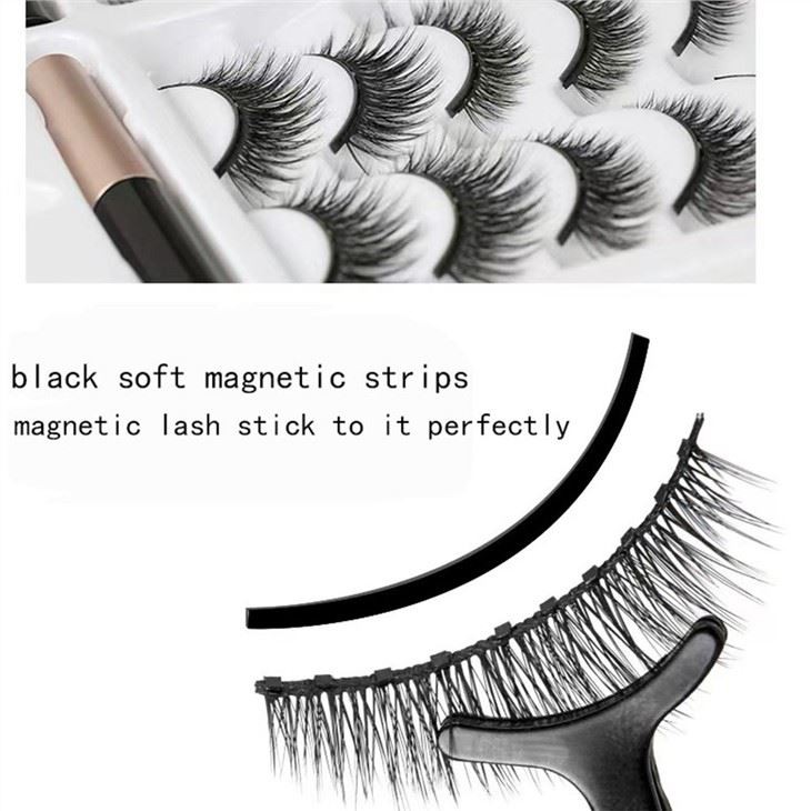 bulu mata magnetik dengan eyeliner